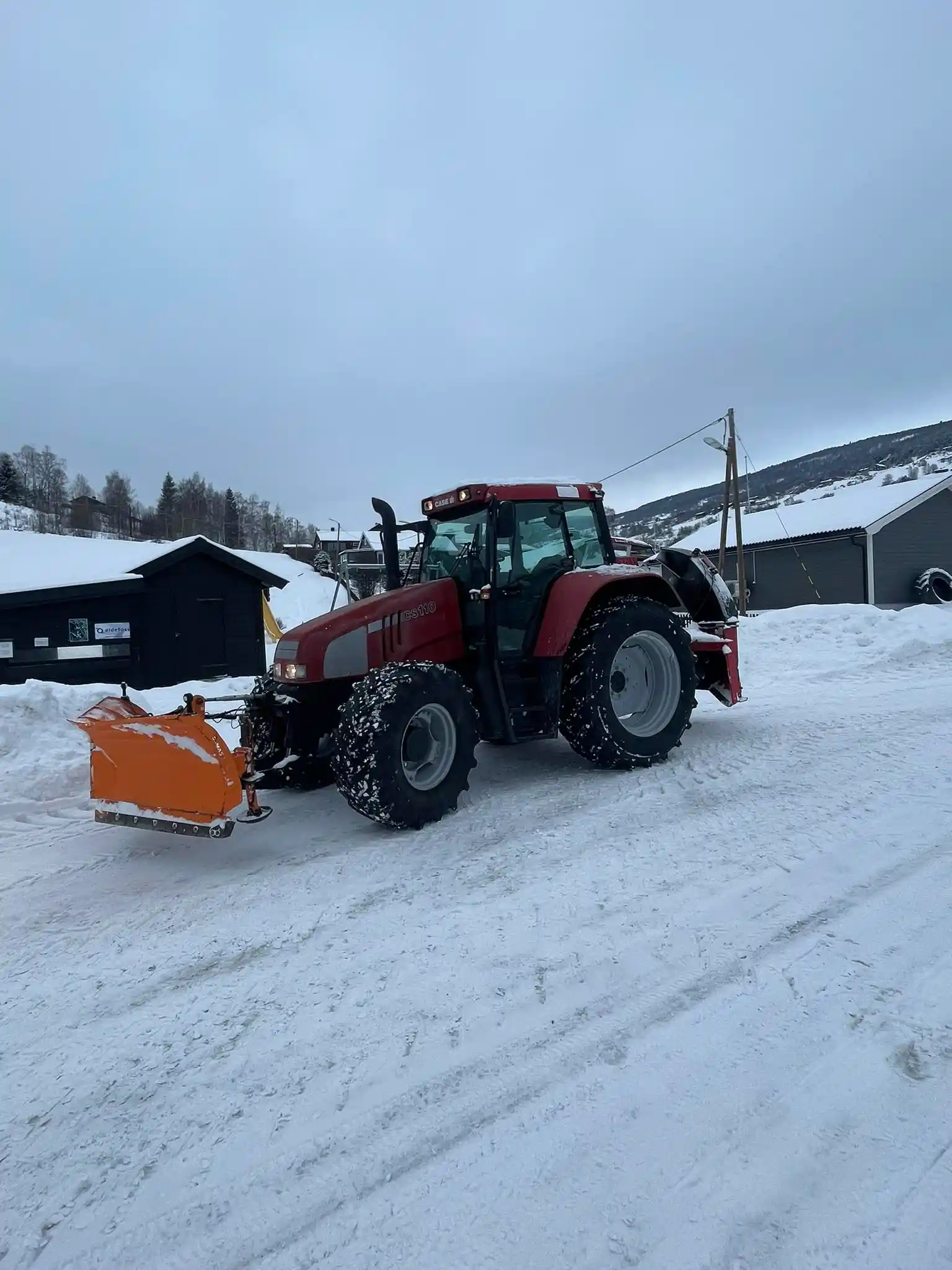 Vinterdrift med traktor